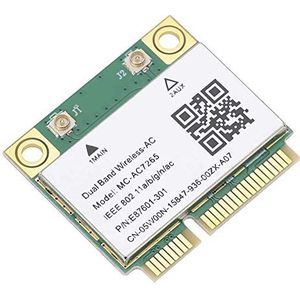 MC-AC7265 mini PCI-E-kaart 802.11a/b/g/n/ac Gigabit dual-band Bluetooth 4.2 draadloze netwerkkaart 1200M 2,4/5G Mini PCI-E halfhoge netwerkkaart voor win7/win 8/win 10