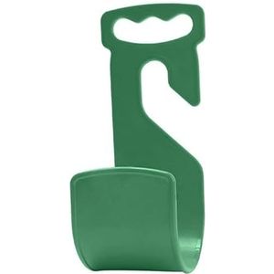 Metalen tuinslanghouder, sterke en duurzame tuinslanghaken, robuuste metalen slanghouder, eenvoudig te bedienen (Color : Green)