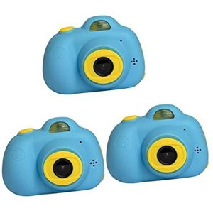 SAFIGLE 3 Sets Sportcamera Voor Kinderen Peuter Buiten Speelset Kunststof Kindercamera Kinderen Camera Speelgoed Kinderen Foto Kunststof Babycamera Draagbaar Buikspieren Snoep Zak Kleuter