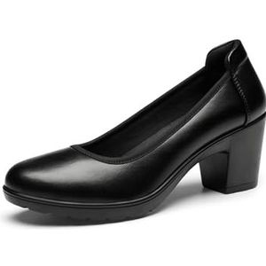 DREAM PAIRS Gesloten hakken voor dames.,Size 36,Zwart,SDPU2230W-E