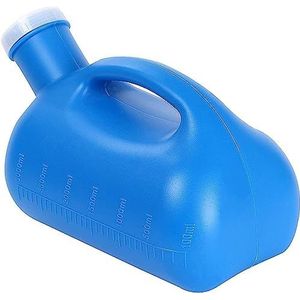 Urinebeker, Mannelijke urinefles 3000ml met schaalverdeling, schroefdop, beige, for op reis(Beige)