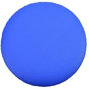 Voetsteun Poefhoezen, Zachte Hoes, Krukhoes Kunstleer Ronde Krukkussens Blauwe Stoelstoelhoezen Waterdicht for Diameters 11,1 tot 17,7 Inch Kruk (Grootte: Diameter 30 cm, Kleur: Blauw) (Color : Blue