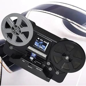 MegLob Old School Film Scanner, Digital Negatives Film En Digitizer Met Displayscherm, Converteert 8Mm En Super 8 Films Naar JPEG -Afbeeldingen, Film Negatieve Scanner Dia Kijker