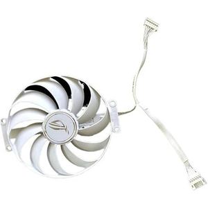 Koelventilator 95mm 7pin CF1010U12S voor ASUS ROG RTX3060 3070 3080 3090 TI wit zwart grafische kaartventilator(7pin)