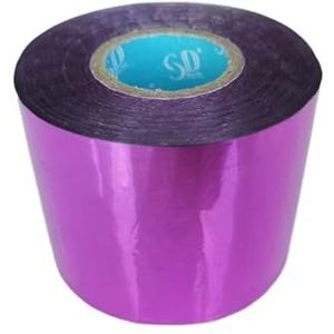 Hete reliëffolie 1 rol 5 cm x 120 m, 10 kleuren voor hot embossing, accessoires voor warmteoverdracht, PVC-papier reliëf, PVC-papier reliëf. Hot Stamping Papier (Kleur: Lichtpaars)