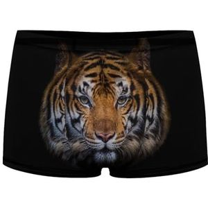 Headshot van Indochinese Tiger Heren Boxer Slips Sexy Shorts Mesh Boxers Ondergoed Ademend Onderbroek Thong