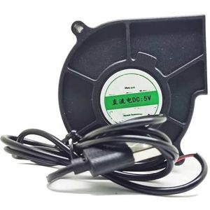 2 stuks DC 5V USB 75mm 75x30mm 7530 7cm 70mm Luchtstroom Koelventilator