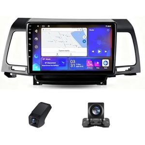 Android 13 Autoradio geldt voor Kia Opirus GH 2006-2011 9 inch Touchscreen Autoradio met Wireless Carplay Android Auto GPS Bluetooth FM/RDS Radio WIFI+Telecamera Achterkant(NF-6)