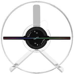 32cm 3D reclame holografische projector, desktop reclamemachine, wifi led fan logo holografische lichtspeler Randloze afbeeldingen