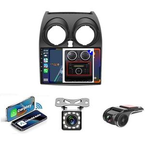 9-inch Touchscreen Autoradio Met Bluetooth Autoradio Voor Nissan Qashqai J10 2006-2013 Plug en Play Android 14 2 Din Autoradio Radio Android Automatische Bluetooth USB RVC SWC(NF-2 WIFI 2G+32G)