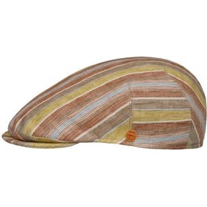 Mayser Sidney Colour Stripes Pet Dames/Heren - Made in the EU flat hat met klep voering voor Lente/Zomer - 60 cm bont