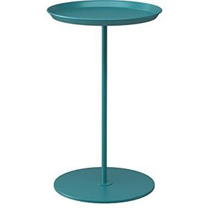 Prachtige ijzeren bank bijzettafel, kleurrijke salontafel in stijl, eenvoudige kleine ronde tafel, multifunctionele vrijetijdstafel (kleur: D, maat: 36X60CM)