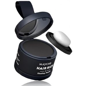 Maycheer Hairline Powder for Women - Maycheer Magic Root Cover Up, Hair Rich Shading Powder (19#Silver Gray)