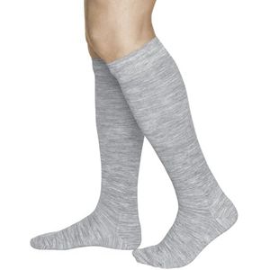 VITSOCKS 80% Merino Wollen Winter Kniekousen Heren, Warme Lange Sokken, Zacht Ademend, lichtgrijs, 39-41