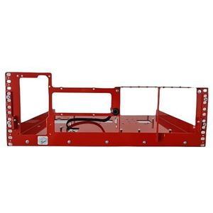 Serverbehuizing R-CASE 1 RAL ATX 4U Open AIR, 19 inch RACK case, ATX, storage