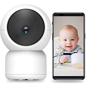 DVR-kits voor bewaking, 3MP Draadloze Camera Home Beveiliging Bescherming Menselijke Detectie Mini Video Surveillance IP Babyfoon PT Camera,Buitencameratoezicht(3MP Camera)