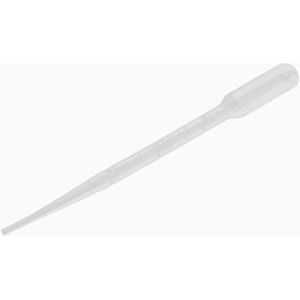 MMLFX 100 stuks steriele pasteur pipet plastic rietje steriele LDPE druppelaar gemakkelijk scheuren individueel verpakt 1ml/2ml/3ml/5ml/10ml 100/PK (capaciteit: 1ml)