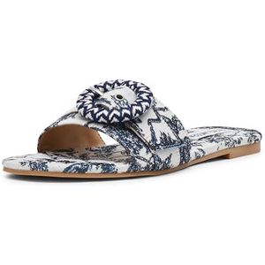 Steve Madden Merla sandaal voor dames, blauw multi, 36 EU, Blauw Multi, 38 EU