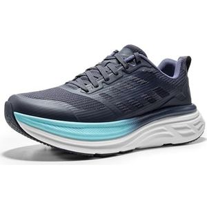 NORTIV 8 Wandelschoenen voor dames, met kussen, loopschoenen, actieve vlotter, antislip, comfortabel, ademend, workout, gym, sport, atletisch, modieus, sneakers, sneakers, Blauw, 37.5 EU