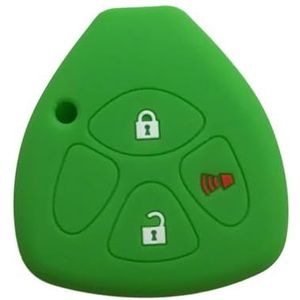 DINGYXIN Siliconen Sleutel Cover Case Houder, voor Toyota Corolla Auris Hilux Camry 40 50 RAV4 Symbool Vitz Yaris Icoon Porte Afstandsbediening Sleutel Cover