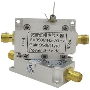 KWWEWEB 350MHz - 7GHz LNA Versterker 35dB met geringe geluidssterkte Wideband RF Versterker Module zonder Voedingsmodule
