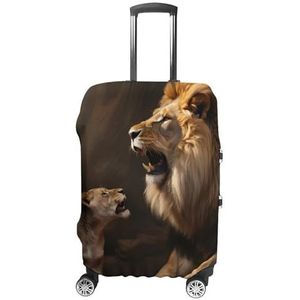 Lion King Bagagehoes Leuke Koffer Protector Reisbagage Case Covers L