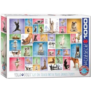 Yoga Honden 1000-delige puzzel