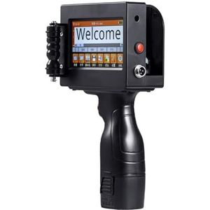 Thermische handbediende inkjetprinter Drukmachine Online inkjet Batchcode Draagbare printer Handbediende inkjetprinter Gun Vervaldatumzak Afdrukken in meerdere formaten