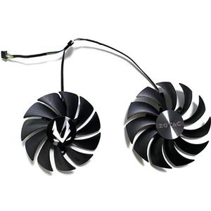 Koelventilator CF1010U12S 100MM CF9015H12S 89MM RTX3070 3060 GPU-ventilator voor ZOTAC RTX 3070 3070TI Twin Edge grafische kaartventilatoren(2PCS)