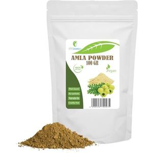 Amla-poeder - 100 gr - bestrijdt haaruitval, roos en vroegtijdige vergrijzing