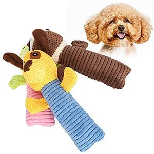 Pluche hondenspeelgoed, duurzaam speelgoed Ontwerp met drie combinaties voor huisdier Dagelijkse benodigdheden voor dierbenodigdheden voor dierenverzorging voor het voeren van huisdieren