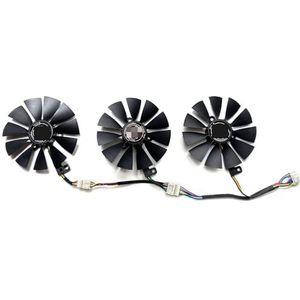 Vervangende ventilator voor ASUS GeForce RTX2060 2060S 2070 ROG STRIX OC grafische kaart T129215SH T129215SL(Set of three fans)