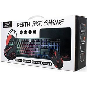 USB-gaming-toetsenbord, Spaans, hoofdtelefoon + muis + Cool Perth