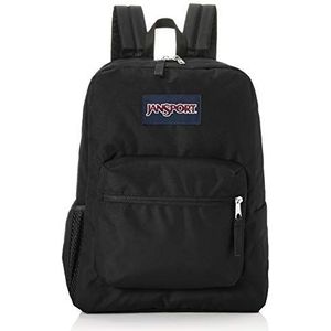 JanSport Cross Town Rugzak, Zwart, One Size, Zwart, talla única, Klassiek