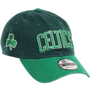 New Era Boston Celtics NBA Team Darkgreen 9Twenty Unstructured Strapback Cap - One-Size