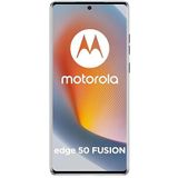 Motorola Edge 50 Fusion (8/256 GB, dubbele camera 50 + 13 MP, 6,67 inch POLED FHD+ 144 Hz, IP68, Snapdragon 7s Gen 2, batterij 5000 mAh, Dual SIM, Android 14), Marshmallow Blue