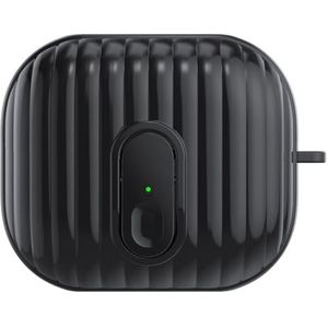 TPU Case Cover voor 2024 Galaxy Buds 3 Pro draadloze oordopjes accessoires, valbestendig en stofdicht zachte beschermhoes (zwart)