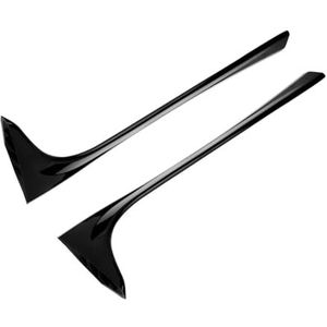 Auto Achterruit Zijspoiler Voor VW Voor Golf 7 Voor MK7 2014-2018 2 STUKS ABS Auto Achterruit Spoiler Zijvleugel Achter Kofferbak Diffuser Accessoires(Bright black)
