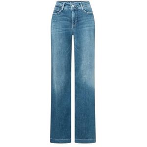 Mac - Wide Leg Jeans - Blauw - Denim