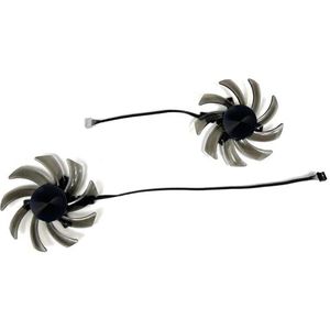 Koelventilator voor grafische kaart GTX 1660 Ti RTX 2060 2060S Super 87 mm 4-polig GA91S2U (SKY Blue)