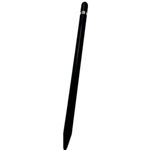 Dunne capacitieve touchscreen pen stylus voor iPhone iPad Samsung telefoon tablet (zwart)