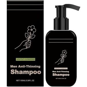 Volumeshampoo voor mannen tegen roos en voor sterker haar, natuurlijke, plantaardige formule voor voller haar (1 stuk)