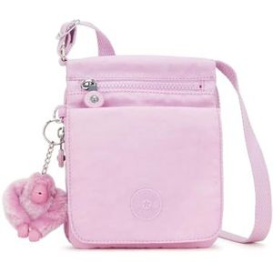 Kipling Dames nieuwe Eldorado Crossbody tassen, bloeiend roze, 35 cm L x 21 cm H x 7 cm D, Bloeiend Roze, 10.75''L x 8''H x 3''D