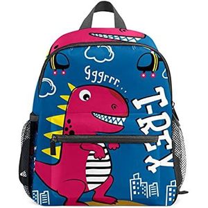Meisjes rugzak voor kinderen elementaire schooltassen,dinosaurus kinderachtig kleurrijke kleuterschool boekentassen lichtgewicht jongens cadeau, Multi5, One Size,