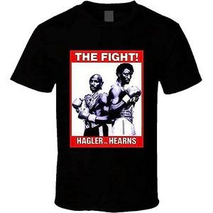 Marvin Hagler Vs Tommy Hearns Retro 80'S Boxing Fight T Shirt Black XL