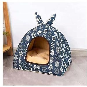 Hondenmand Hond Kat Bed Warm Bed Voor Katten Antislip Bed Voor Pommeren Chihuahua Pluche Huisdier Bed Huisdierbed (Color : Dog Bed 2, Size : L)