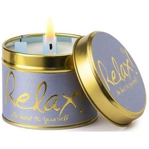 Lily Flame Relax Geurkaars Tin