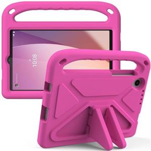 Tablet PC-hoes Compatible With Lenovo Tab M8 (4rd Gen) TB-300FU/TB-300XU（2023), Shock Absorbing, With Handle,EVA, Holder, Sturdy Tablet Case For Kids, Lightweight Bescherming(Rose Red)