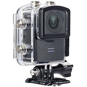 Actiecamera, Action Camera Underwater 4K Gyro Mini Camcorder 216 0P HD 16MP 30M Waterdichte sporten DV(Add 64GB MemoryCard,Nero)