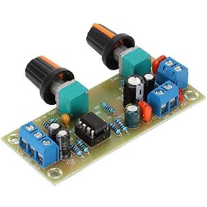 Subwoofer-voorversterkerkaart, DC12V Enkele Voeding Laagdoorlaatfilterkaart, HIFI Digitale Eindversterkerkaart, Audio Stereo AMP-module voor Audiosysteem DIY-luidsprekers